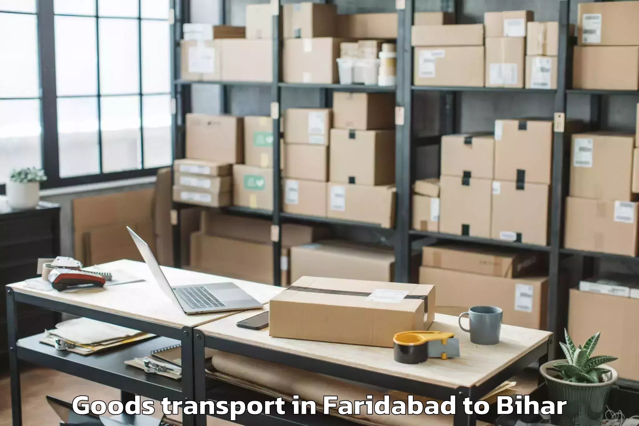 Hassle-Free Faridabad to Ladania Goods Transport